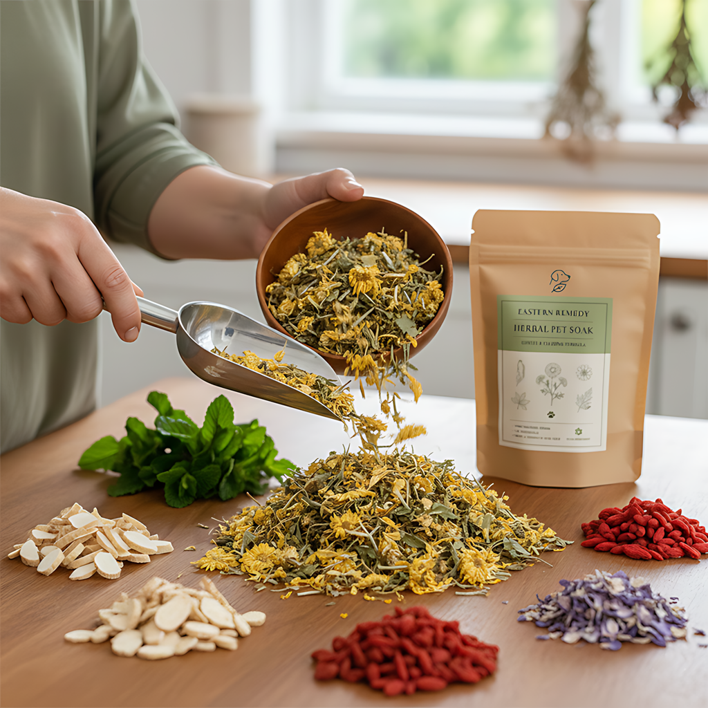 Natural Herbal Bath Packs for Dogs