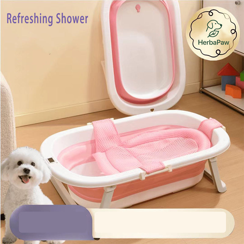 Herbapaw Pet Folding Bath Tub